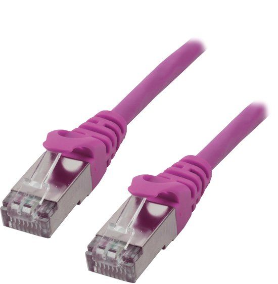 MCL Cable RJ45 Cat6 5.0 m Rose netwerkkabel Roze 5 m F/UTP (FTP)