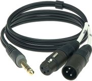 Klotz Insertkabel, XLR m/f-6,3Ste.Kl. 3 m, AY1X-0300, Neutrik - Insert kabel