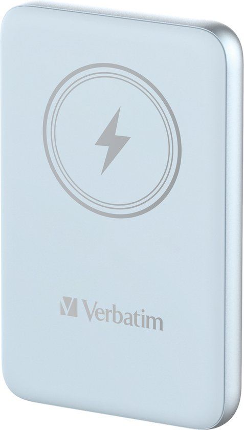 Verbatim Charge 'n' Go Magnetische Draadloze Power Bank 10000mAh Blauw