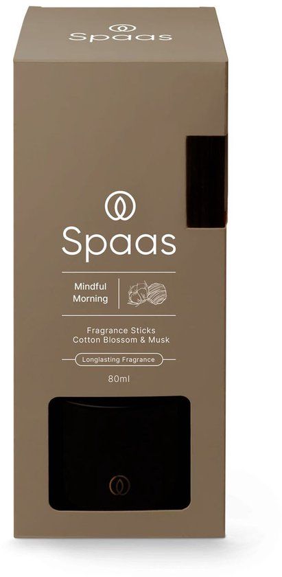 Spaas Geurstokjes Katoenbloesem en Muskus - 80 ml
