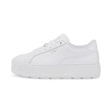 PUMA Karmen L Dames Sneakers - Puma White-Puma White-Puma Silver