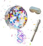 Merkloos / Sans marque Relaxdays Pinata discobal - 3-delig - zilver