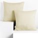 DecoKing 2 kussenslopen 40x40 cm jersey katoen rits beige amber