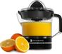 KitchenBrothers Citruspers - Handmatig - Sinaasappelpers en Citroenpers - Compact - 0.7L - Zwart