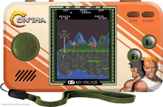 My Arcade - Contra Premium Edition - Console de Jeu Portable - 2 Jeux en 1
