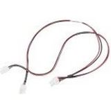 Zebra CBL-DC-393A1-02 electriciteitssnoer Zwart, Rood 1 m