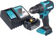 Makita DHP 490 RF1 perceuse-visseuse à percussion sans fil 18 V 65 Nm sans balais + 1x batterie rechargeable 3,0 Ah + chargeur