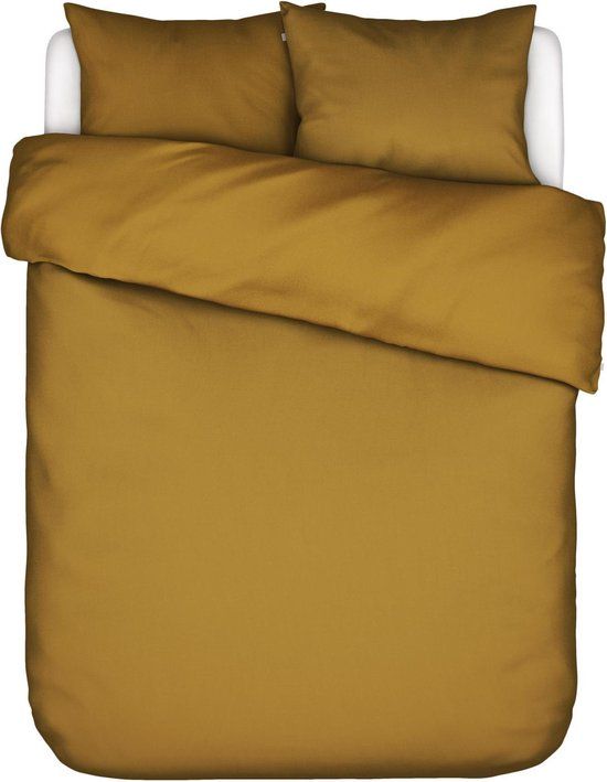 ESSENZA Minte Dekbedovertrek Olive - Tweepersoons 200x200/220 cm - Katoensatijn