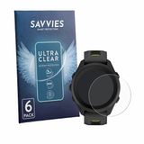 Savvies Screenprotector voor Garmin Forerunner 170 - Folie Beschermfolie transparant 6 Stuks