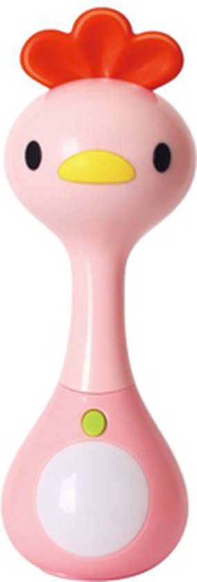 Bo Jungle B-Licht & Muziek Kip Rammelaar - Roze
