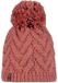 Buff Knitted & Fleece Band Hat CARYN CRIMSON - Muts