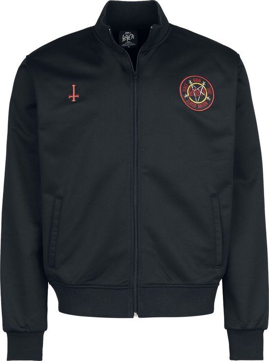 Slayer Soccer Trackjacket Heren Trainingsjas - zwart - M
