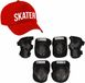 Merkloos / Sans marque SKATER Set van valbescherming voor kinderen maat S / 4 tot 5 jaar met een stoere SKATER pet rood