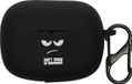 kwmobile Hoes geschikt voor JBL Wave Beam / Beam 2 / Wave 200TWS - Siliconen cover voor oordopjes in wit / zwart / zwart - Don't Touch My Headphones design