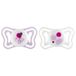 Chicco PhysioForma Light babyfopspeen met siliconen fopspeen 2-6 maanden, licht en ademend, ergonomische vorm, ondersteunt fysiologische ademhaling en goede ontwikkeling van de mond, roze, 2 stuks