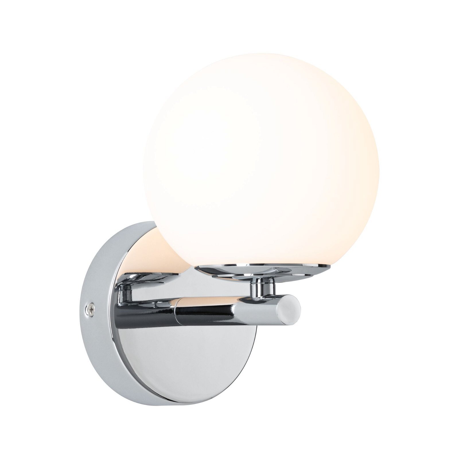 Paulmann LED-wandlamp Gove IP44 3000K 400lm 230V 5W Chroom/Satijn