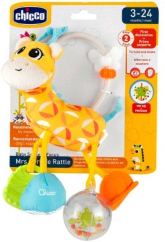 Chicco Mrs. Giraffe Rattle - 3 tot 24 Maanden