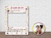 Fotocall pour mariages avec imprimé floral