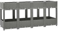 vidaXL Plantenbak verhoogd 160x40x71 cm polypropeen