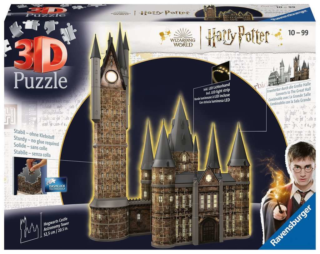 Ravensburger Harry Potter Hogwarts Castle 3D Puzzle - 540 Pieces - Night Edition
