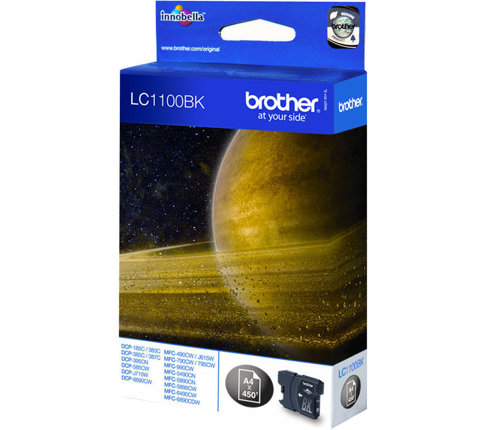 Brother LC-1100BKBPDR single pack / zwart