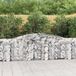 Maison Exclusive - Geknoopte gaasbakken, 9 stuks, 400x30x80/100 cm, verzinkt staal