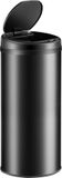 Monzana Prullenbak - Automatisch Rond 50L 31x78cm Display Sensor - Zwart