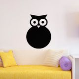 Ambiance Sticker Schoolbordsticker - Uil Silhouet - 30x20cm