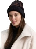 Tom Tailor - Beanie muts met leoprint - Maat ONESIZE - big brown leo design
