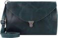 Harold's Leren Schoudertas Koppeling Fold Handbag Clutch Petrol