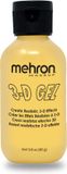 Mehron 3-D Gel voor het maken van wonden en littekens - transparant - 60 ml