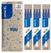 PILOT - Set van 3 Dozen met 3 Patronen - Navullingen voor Uitwisbare Pennen - Compatibel met FriXion Ball en FriXion Ball Clicker - Blauw - Fijne Punt (9 Navullingen)