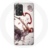 Maniacase Samsung Galaxy A33 5G Tasje Mikasa Ackerman Aanval van de Titanen Manga