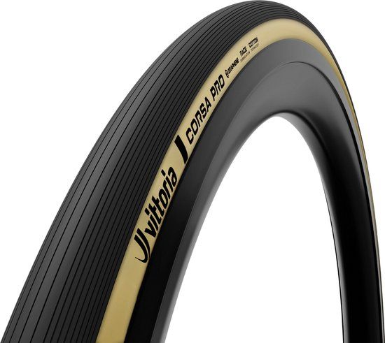 Vittoria Corsa Pro G2 TLR Racefiets Band - 29mm WIDE - Zwart, Bruin