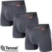 Undiemeister Boxershorts Heren - 3-Pack - Naadloos Ondergoed - Onderbroeken - Tencel - Lava Rock (Grijs) - Maat XL