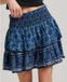 Superdry Vintage Tiered Mini Rok Blauw XL Vrouw