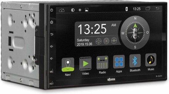 Radical R-D211 | 2-DIN Android autoradio - Bluetooth - USB - HDMI aansluiting