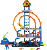 Hot Wheels City Mega Loop Garage - Racebaan