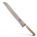 GÜDE Solingen Broodmes gesmeed, 32 cm, sycamore hout, ALPHA SYCAMORE, dubbele bolster, Handgemaakt Duitsland