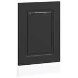 VidaXL Vaatwaspaneel Kalmar 45x1,5x57 cm bewerkt hout zwart