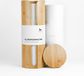 Unyqoos Porte-rouleau de papier toilette en bambou avec couvercle