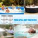 StarTech Poolfilterpatronen - Filterpatronen voor zwembadpompen - Set van 4 - Kunststof - Vervangingsfilters - Zwembadaccessoires
