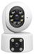 OBA SriHome Beveiligingscamera PTZ dubbele lens, nachtzicht, Full HD audio, SD-kaartgeheugen, IP66 waterdicht, voor thuis/kantoor