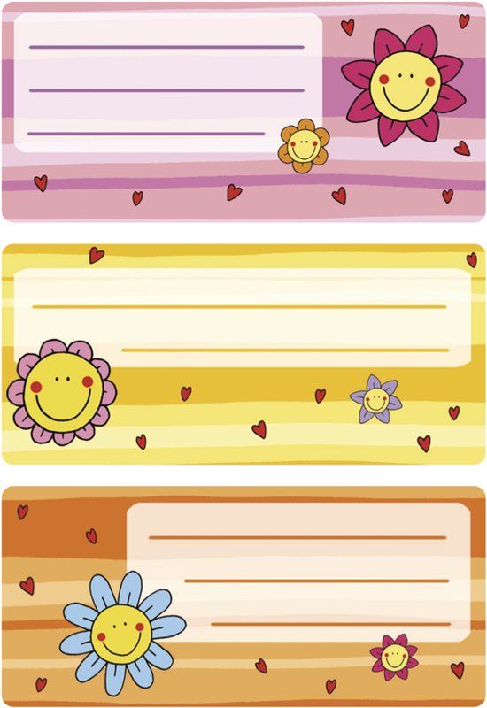 Herma Bloem gezichtsstickers, 76 x 35 mm