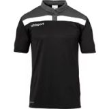 Uhlsport Offense 23 Polo Kinderen - Zwart / Antraciet / Wit | Maat: 164