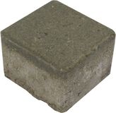 Merkloos Gardenlux Betonsteentjes t.b.v. waterpasserende eco grates 7,4x7,4x4,8 cm grijs