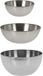 Excellent Houseware plats à servir - Set 10x - Inox - D24/D20/D13 cm