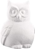 Rayher Chouette en polystyrène, 13 cm, Blanc