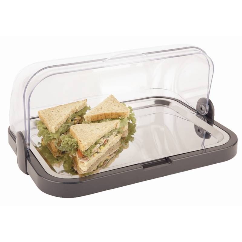 APS Koelbare buffetvitrine - Zwart - 44x32x20.5cm