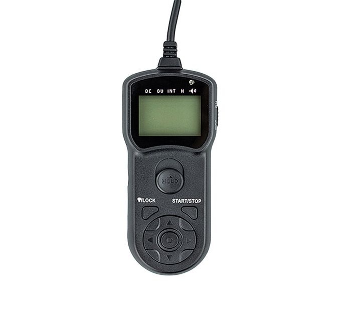 JJC TM-B Wired Timer Remote Controller - Black - Compatible with Nikon MC-36/ KODAK/ FUJIFILM
